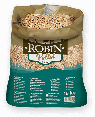 worek pelletu opałowego Robin do kupienia w Radomiu lub sklepie internetowym